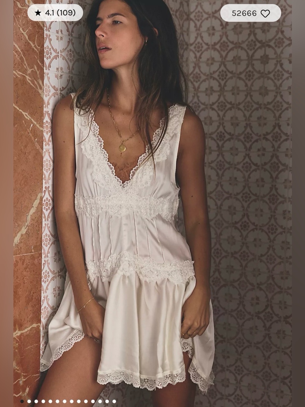 Free People In the Groove Mini Slip Dress in Tofu/Sand Size XS. NWT